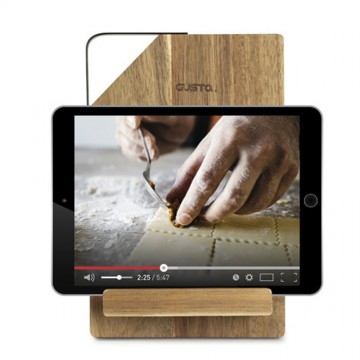 Gusta gusta tablet kookboekstandaard acaciatablet