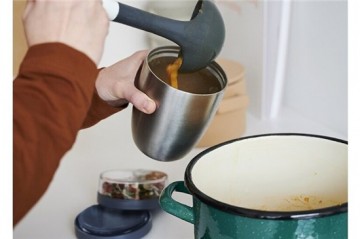 Insulated lunch pot ellipse natural brushed 1